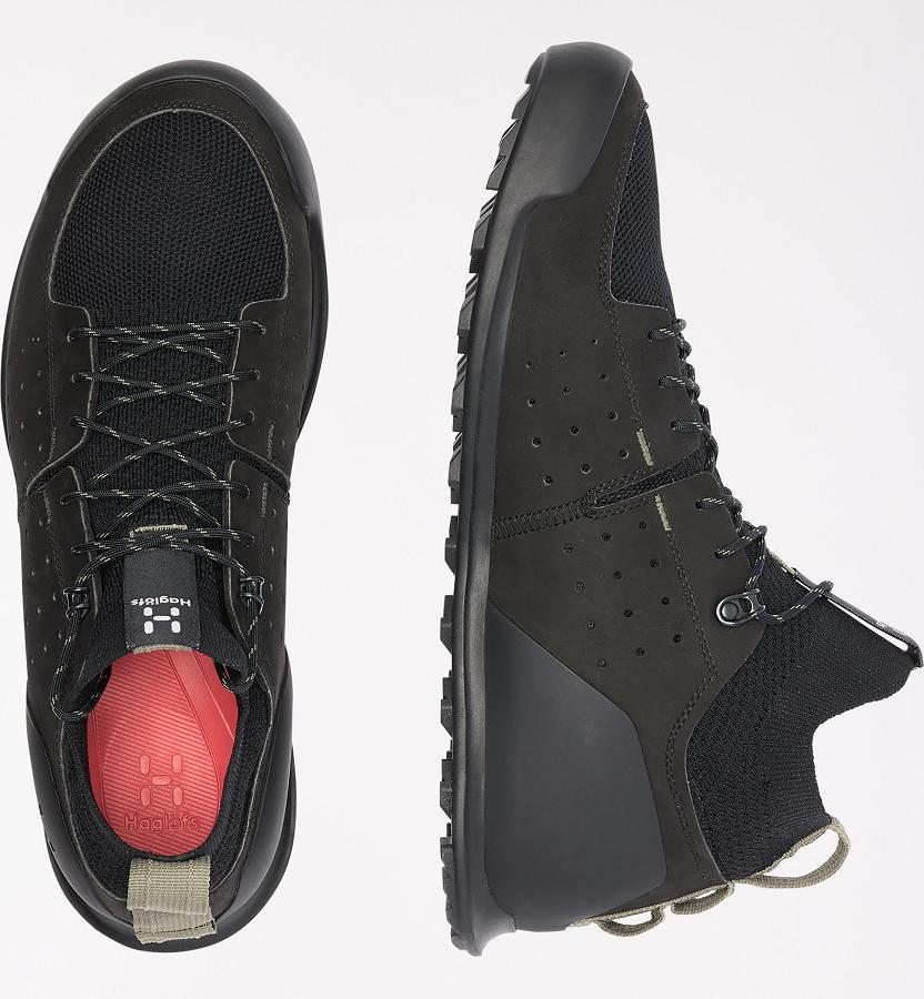 Haglöfs Mens Duality AT2 Hiking Shoes Black New Zealand 02681MOIG